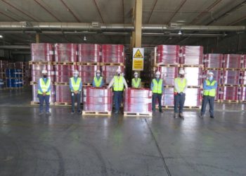 Sadara team sets throughput records for solids and liquids handling operations