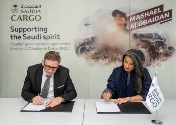 Saudia Cargo sponsors the first Saudi female Rally Driver