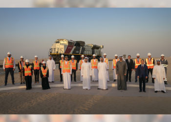 Abu Dhabi-Dubai direct rail link rail track completed