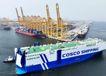 Jebel Ali Port Welcomes COSCO Shipping’s ‘Min Jiang Kou’ – One of World’s Largest and Most Sustainable Roro Vessels