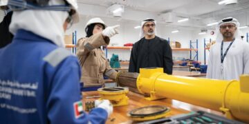 Khaled bin Mohamed bin Zayed Tours AD Ports Group’s Abu Dhabi Maritime Academy